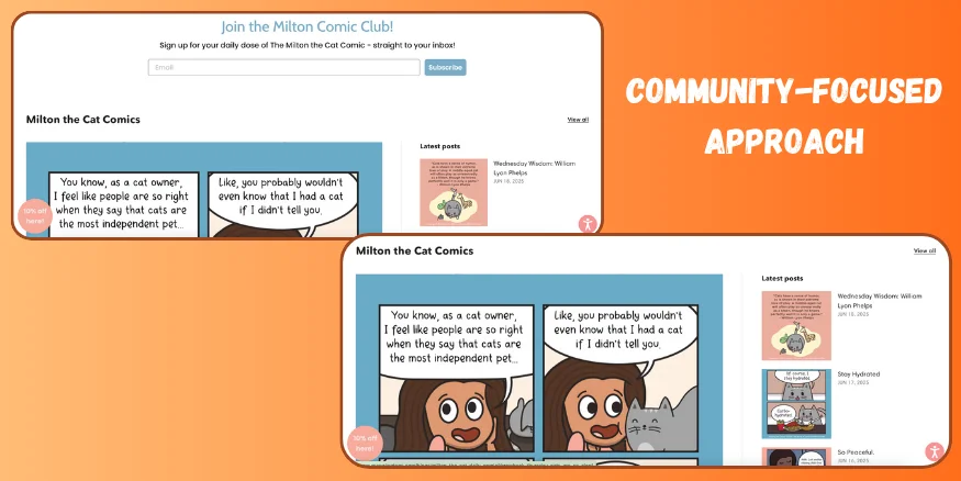 community focused approach of meowington