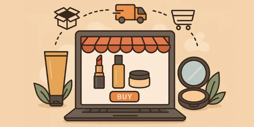 Dropshipping cosmetic products