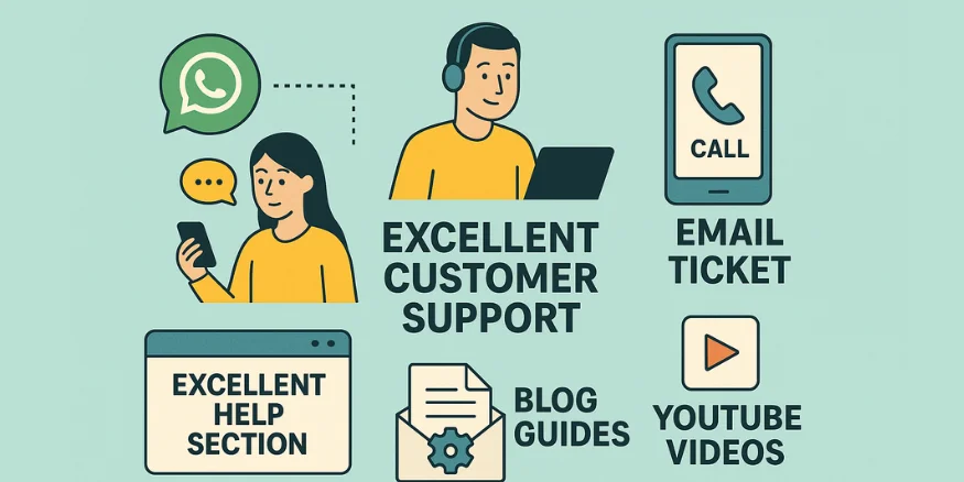 dedicated support team