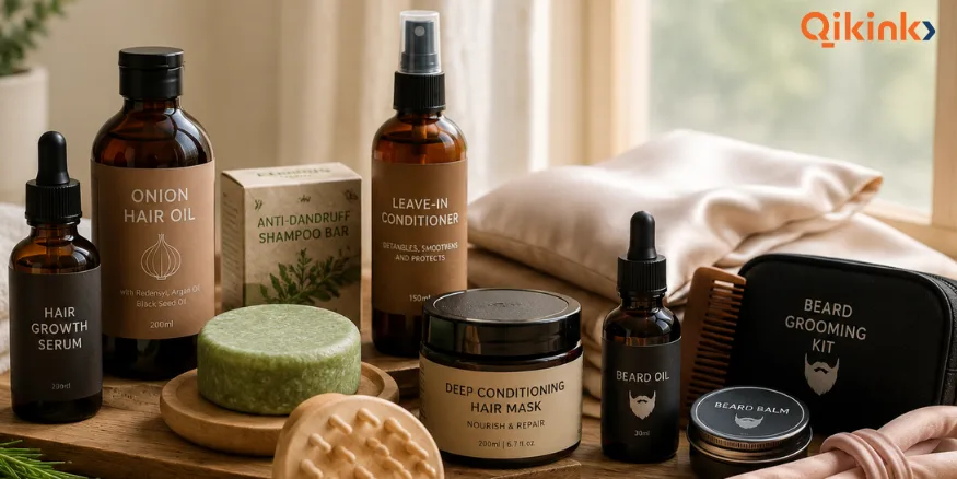Hair care beauty products dropshipping Qikink