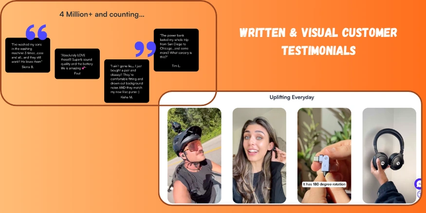 raycon customer testimonials-qikink