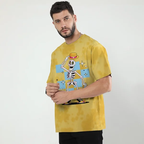 tie and dye t shirt printed qikink