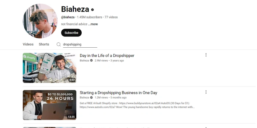 Dropshipping Crash Course – Biaheza (YouTube) - Qikink
