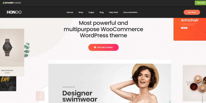 Hongo Dropshipping Theme for WordPress - Qikink