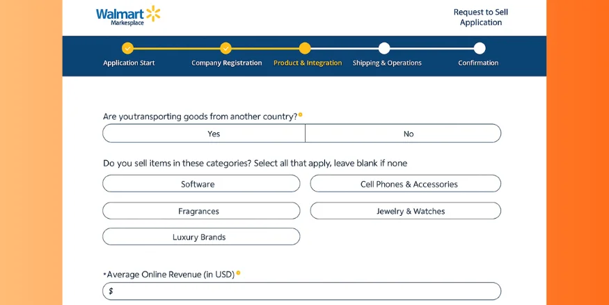 Walmart dropshipping product and integration