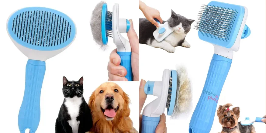 Self-Cleaning Slicker Brush -qikink