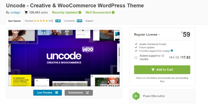 Uncode Dropshipping Theme for WordPress - Qikink