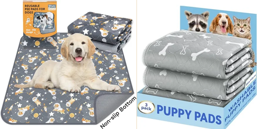 Waterproof and Reusable Pee Pads -qikink