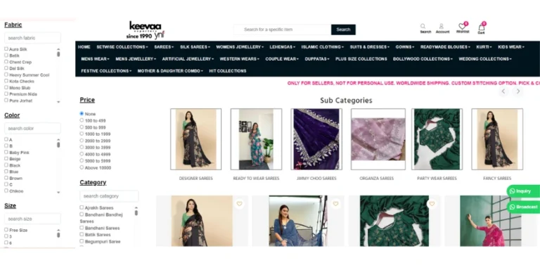 Yadu Nandan Fashions Saree Dropshipping Supplier - Qikink