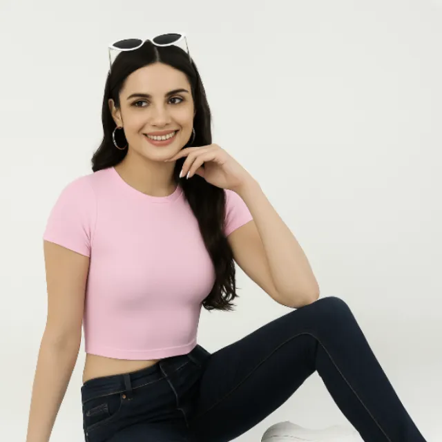 baby tee pink qikink baby tee pink qikink