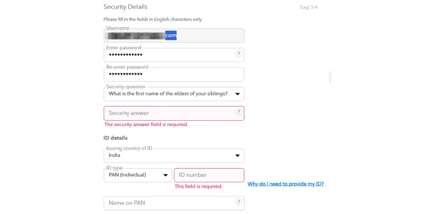 Security options to sell on Etsy India