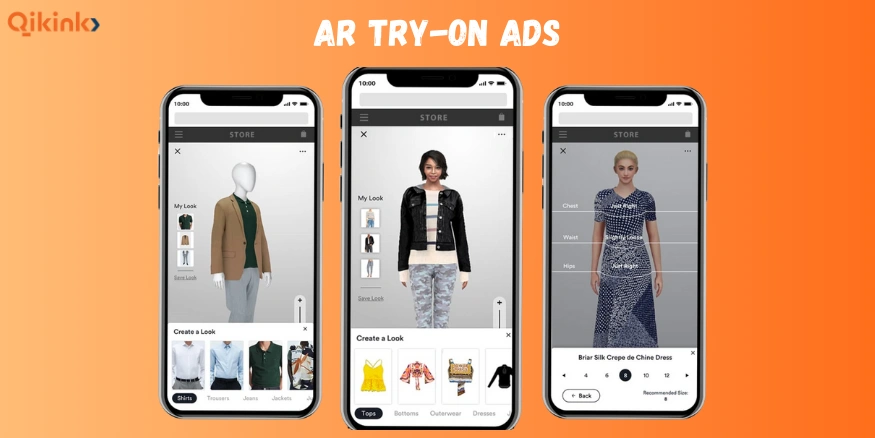AR (Augmented Reality) Try-On Ads - Qikink
