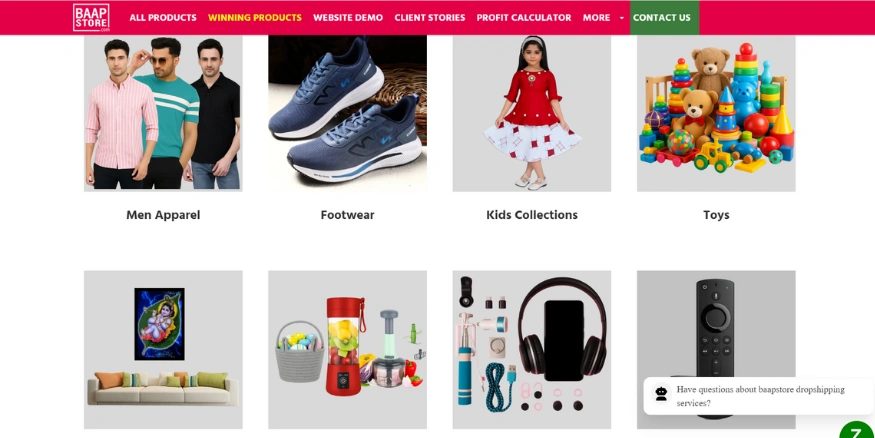 BaapStore dropshipping supplier -qikink