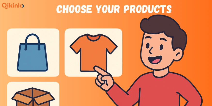 Choose Your Products - Qikink
