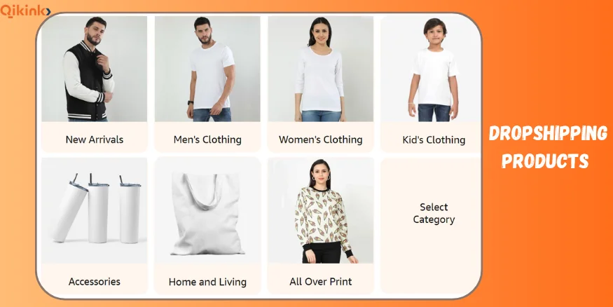 Dropshipping products with Qikink