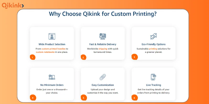 Key features of Qikink