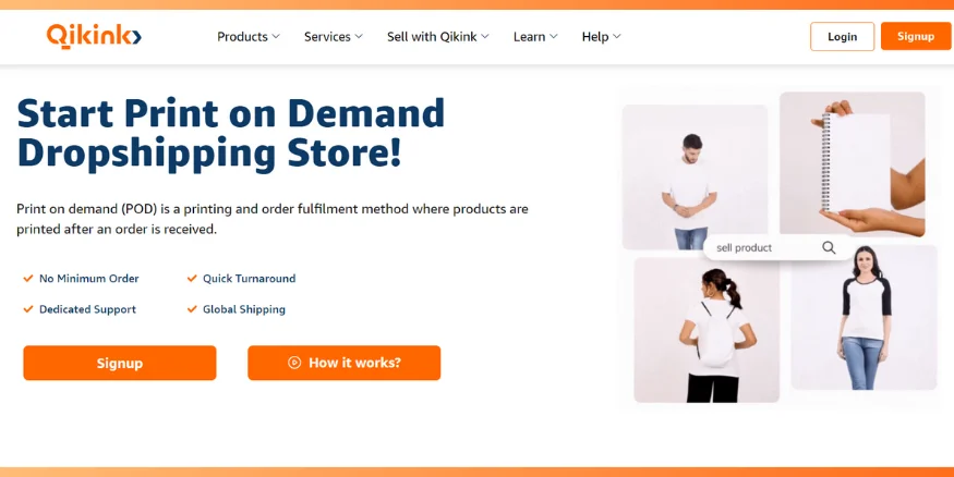 Qikink dropshipping service