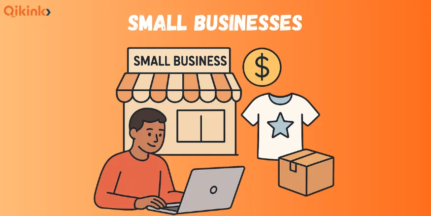 Small businesses using POD-qikink