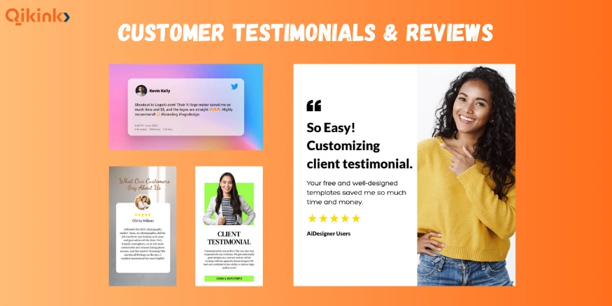 customer Testimonials & Reviews - Qikink