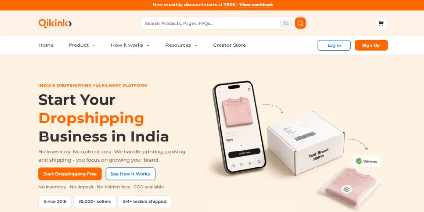 Dropshipping India Qikink