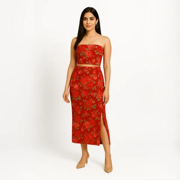 printed pencil skirt qikink india