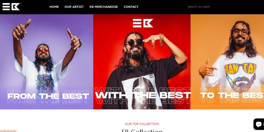 Bantai Records website - Qikink