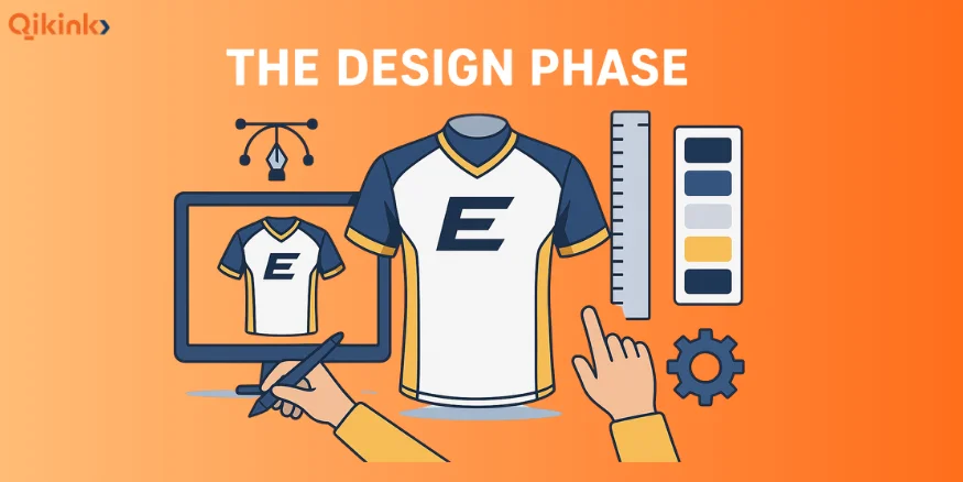 Design Phase in custom esports jersey- qikink Design Phase in custom esports jersey- qikink