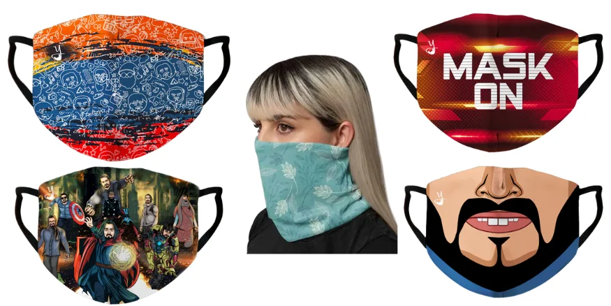 Face Masks & Bandanas - Qikink