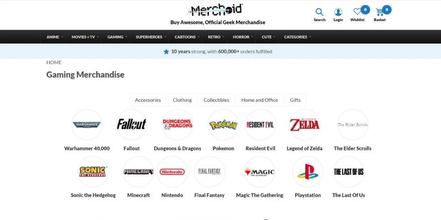 Merchoid gaming store-qikink Merchoid gaming store-qikink