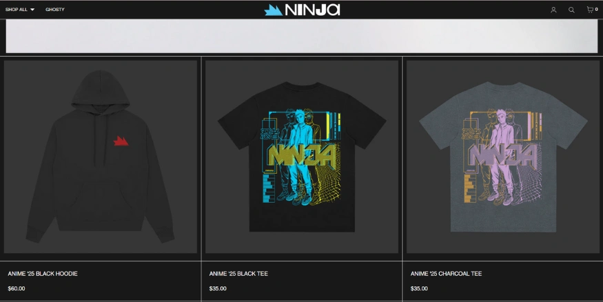 Ninja merch brand-qikink Ninja merch brand-qikink