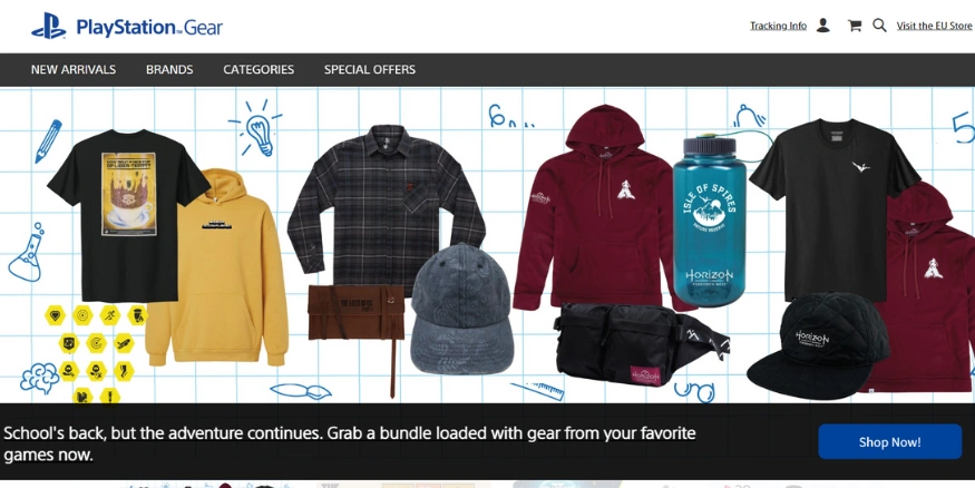 PlayStation Gear Store-qikink PlayStation Gear Store-qikink
