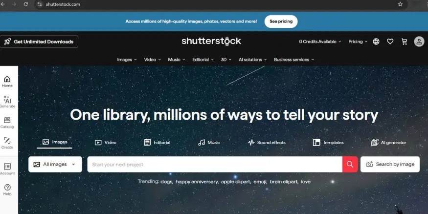 Shutterstock Profile Qikink