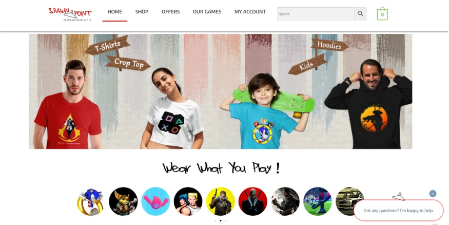 Spawnpoint gaming store-qikink Spawnpoint gaming store-qikink