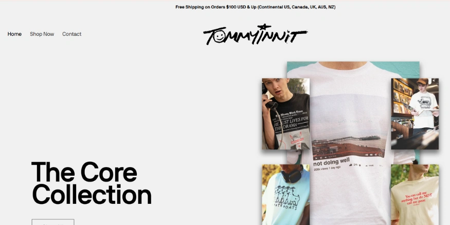 TommyInnit website - Qikink