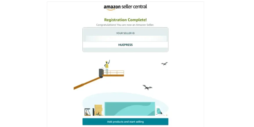 Amazon Seller registration complete Qikink