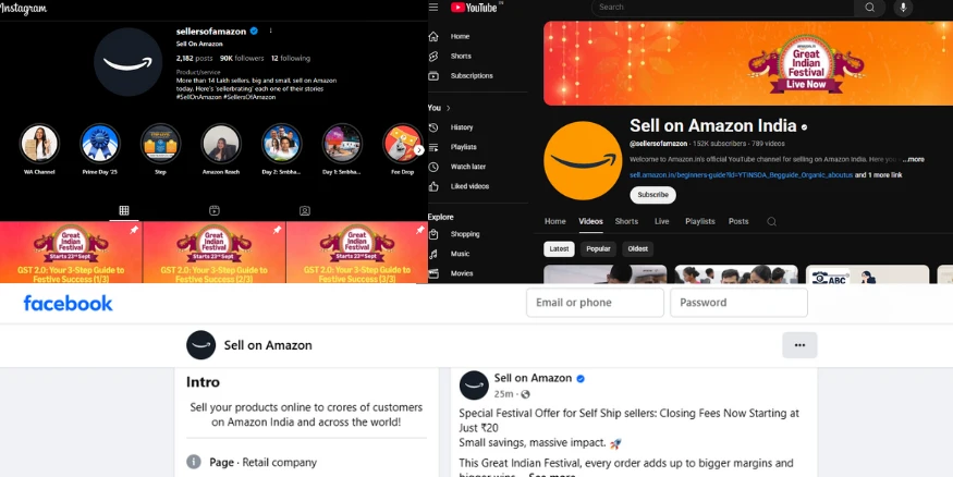 Amazon Sellers Social Media promotions Qikink
