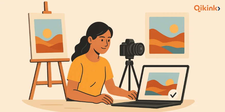 Digitize your Artwork Qikink