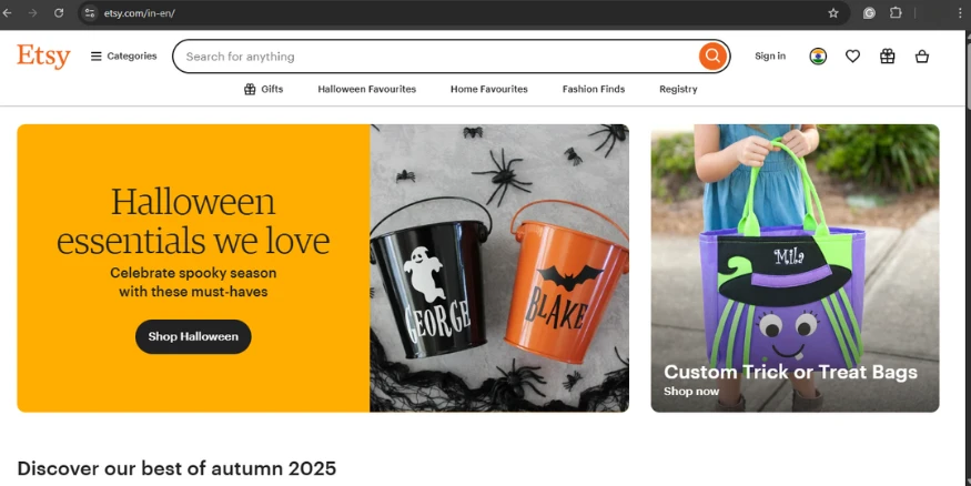 Etsy art selling platform Qikink