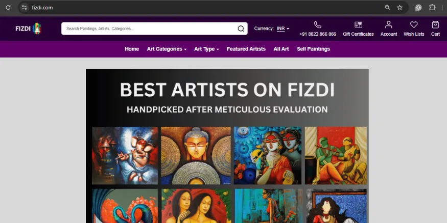 Fizdi art selling platform Qikink