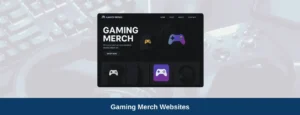 gaming merch websites