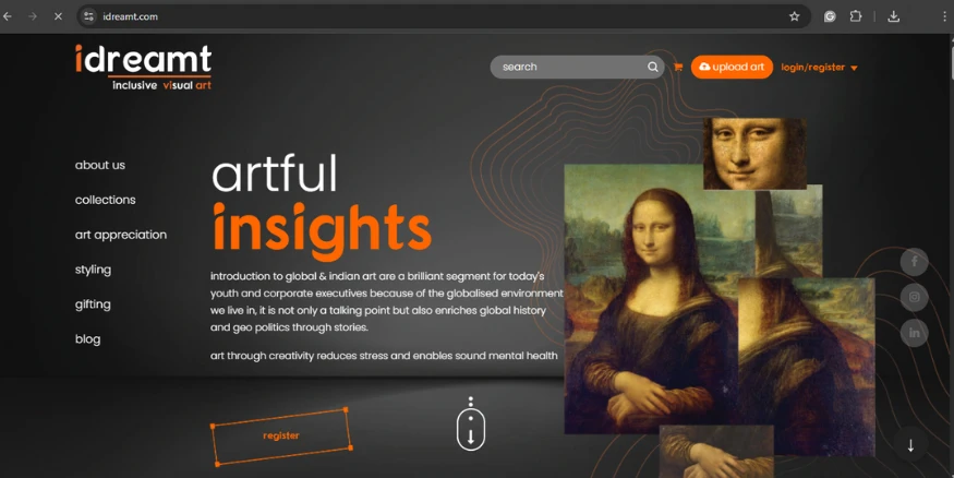 idreamt art selling platform Qikink