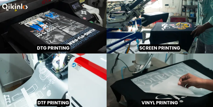 printing methods and quality Qikink