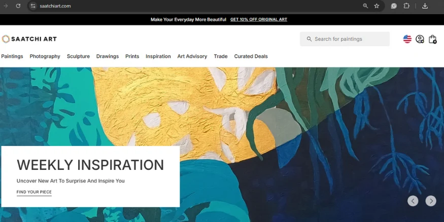 Saatchi art selling platform Qikink