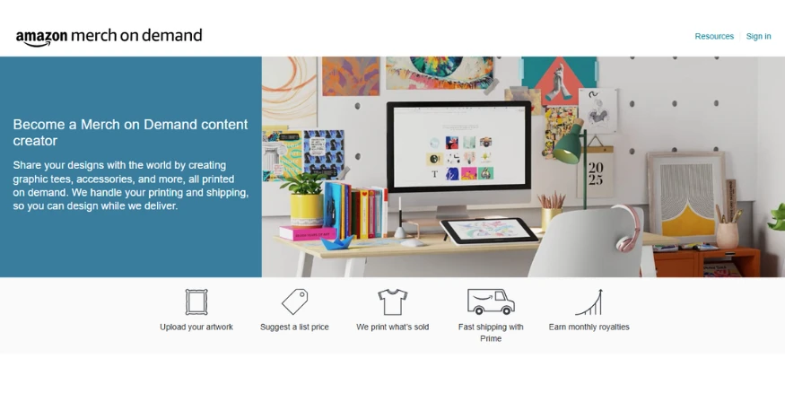 Amazon merch on demand Qikink