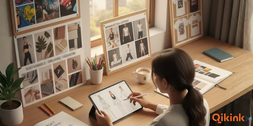 clothing brand niche Qikink