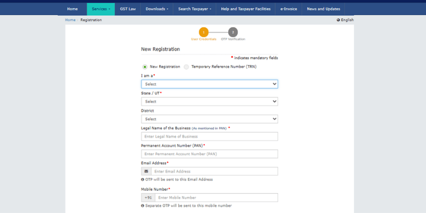 Dropshipping GST register OTP verification Qikink