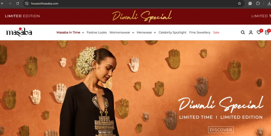 Masaba Gupta House of Masaba influencer Qikink