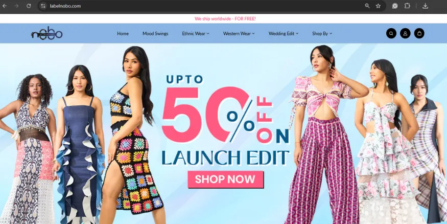 Nupur Sanon - Label Nobo influencer Qikink