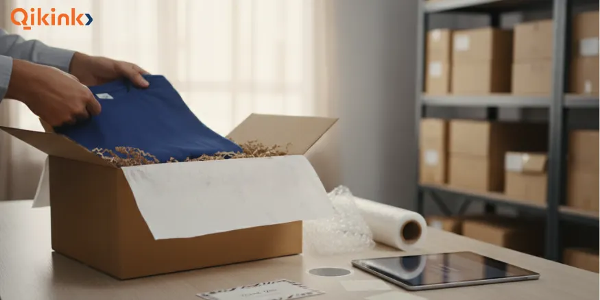 Packaging and Branding shipping Qikink
