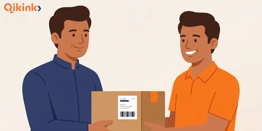 Order Dispatched and Delivered through Dropshipping in India Qikink